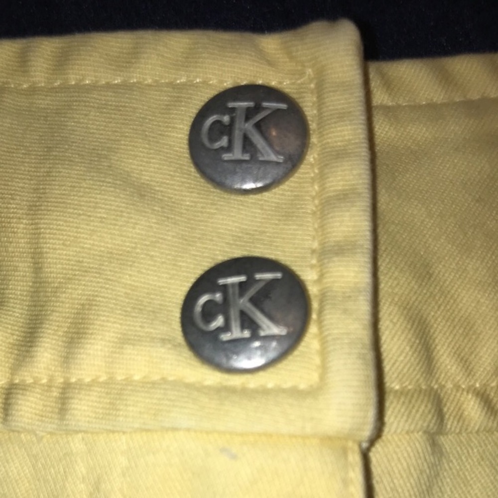 Yellow Calvin Klein Skirt